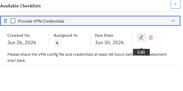 Managing Engagement Prerequisites: Editing Prerequisites (screenshot 8)