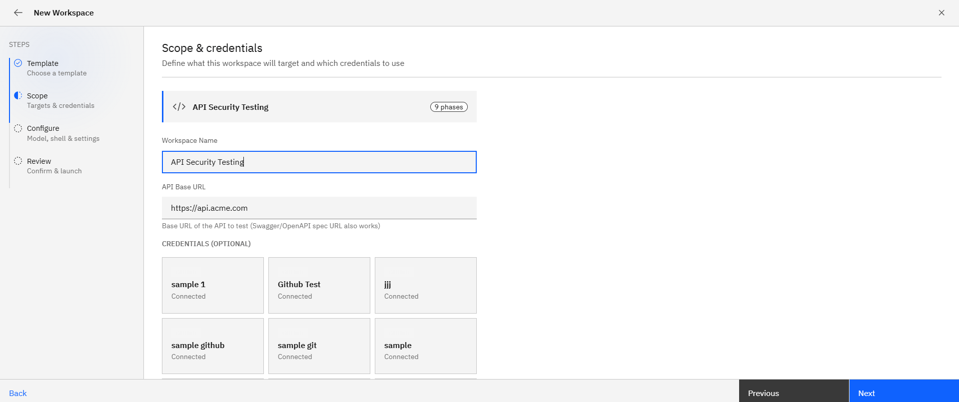 API Security Testing: Step 2: Define the scope (screenshot 3)
