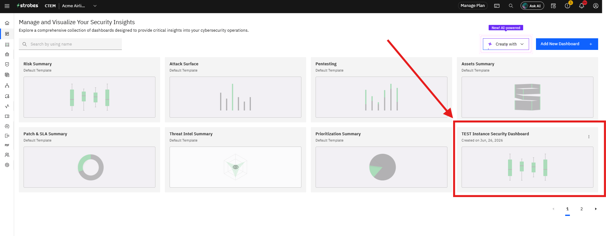 Creating a Dashboard with AI: Step 9 — View the Completed Dashboard (screenshot 11)
