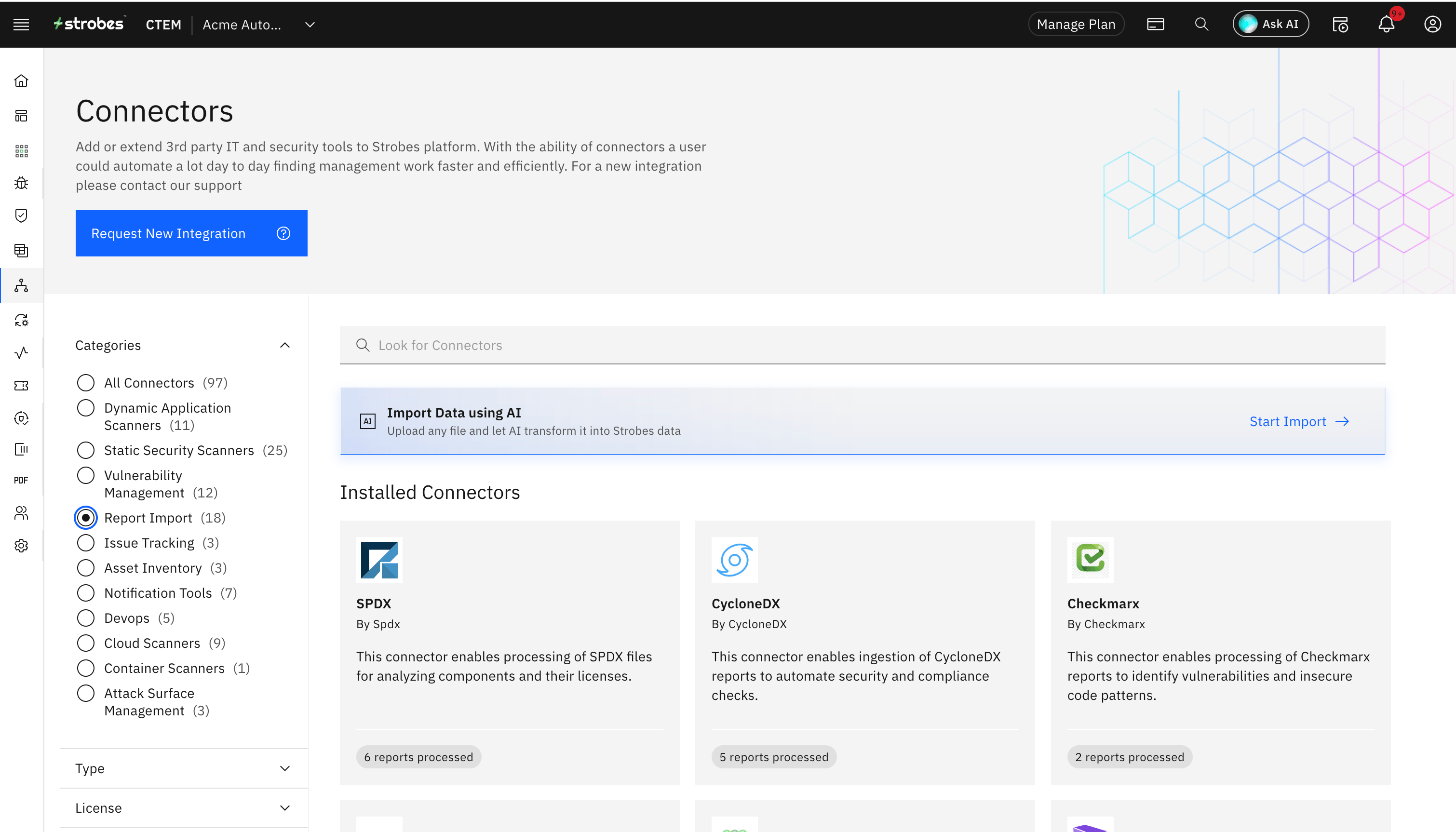 Import Vulnerabilities in bulk using CSV: Instructions to Import Bugs: (screenshot 1)