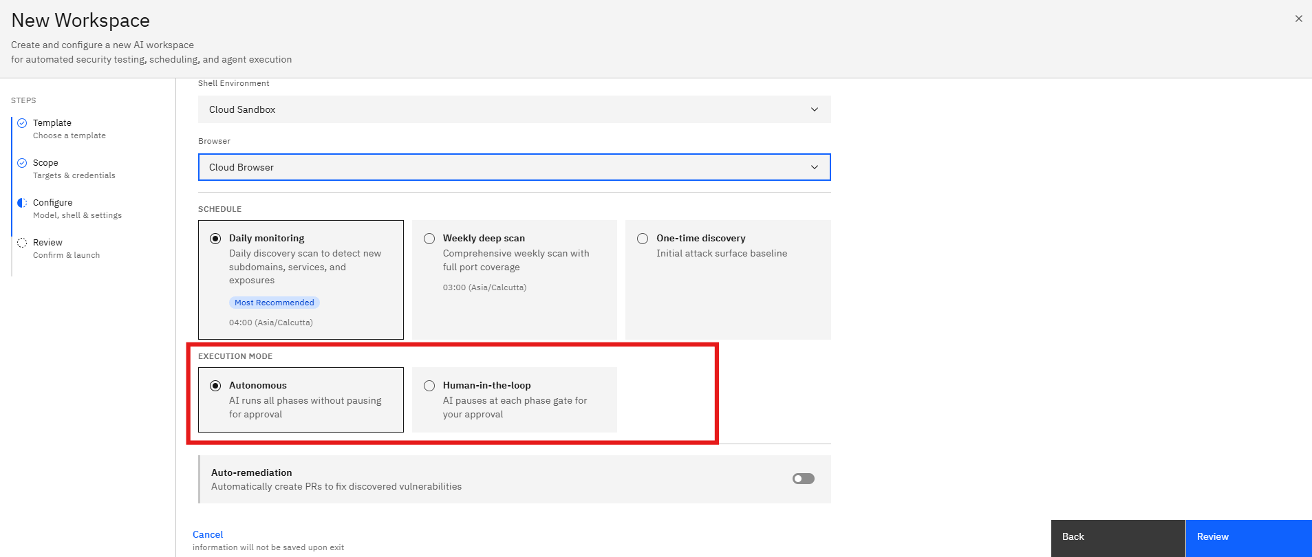 Attack Surface Monitoring Template: Human-in-the-Loop (screenshot 14)