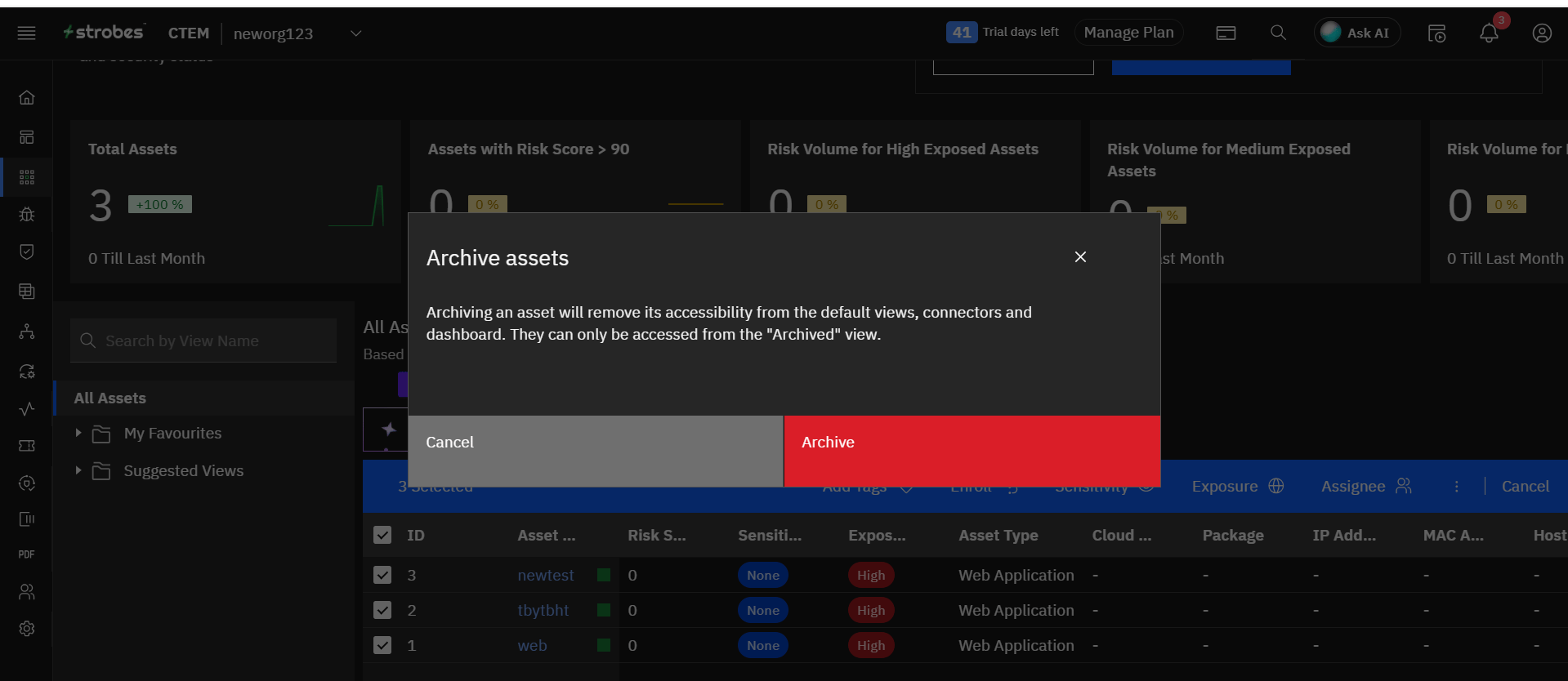 Asset bulk actions: Archive Assets Bulk Action (screenshot 10)