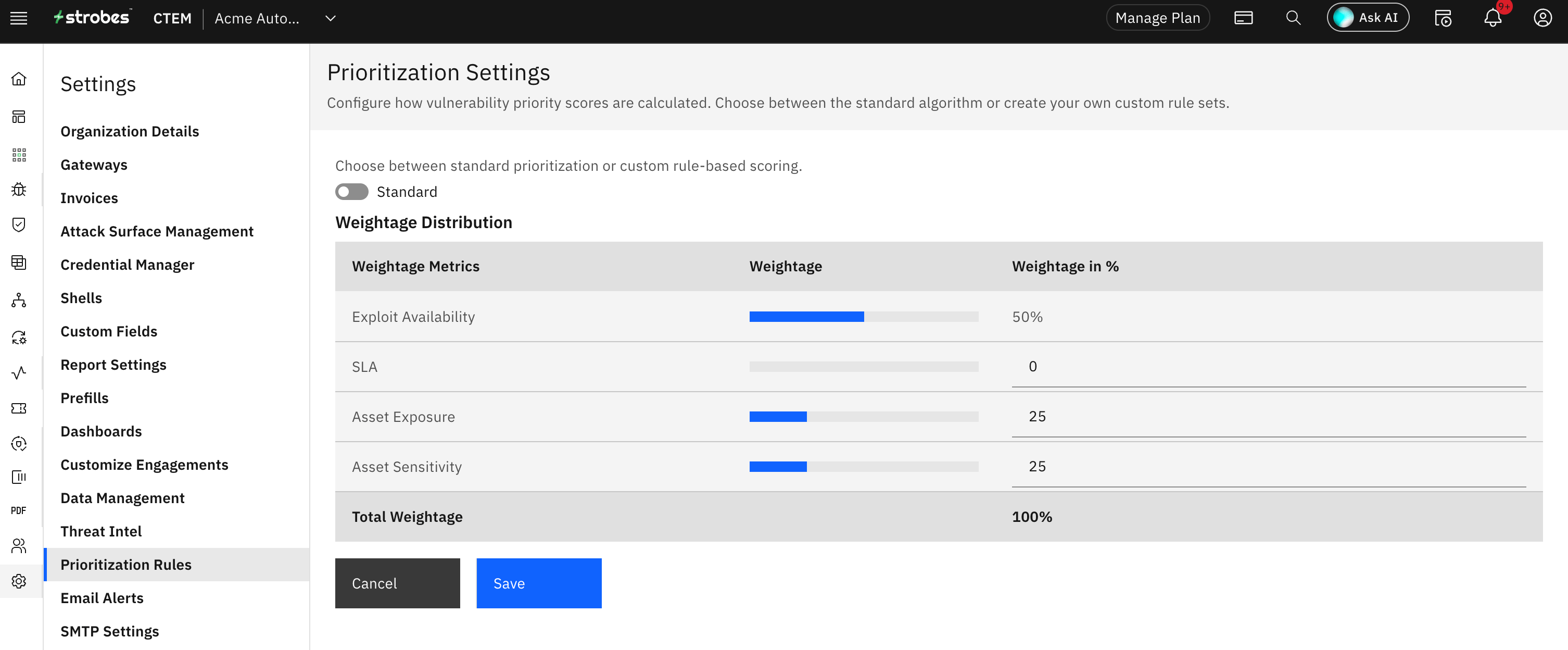 Prioritization Rules (screenshot 2)