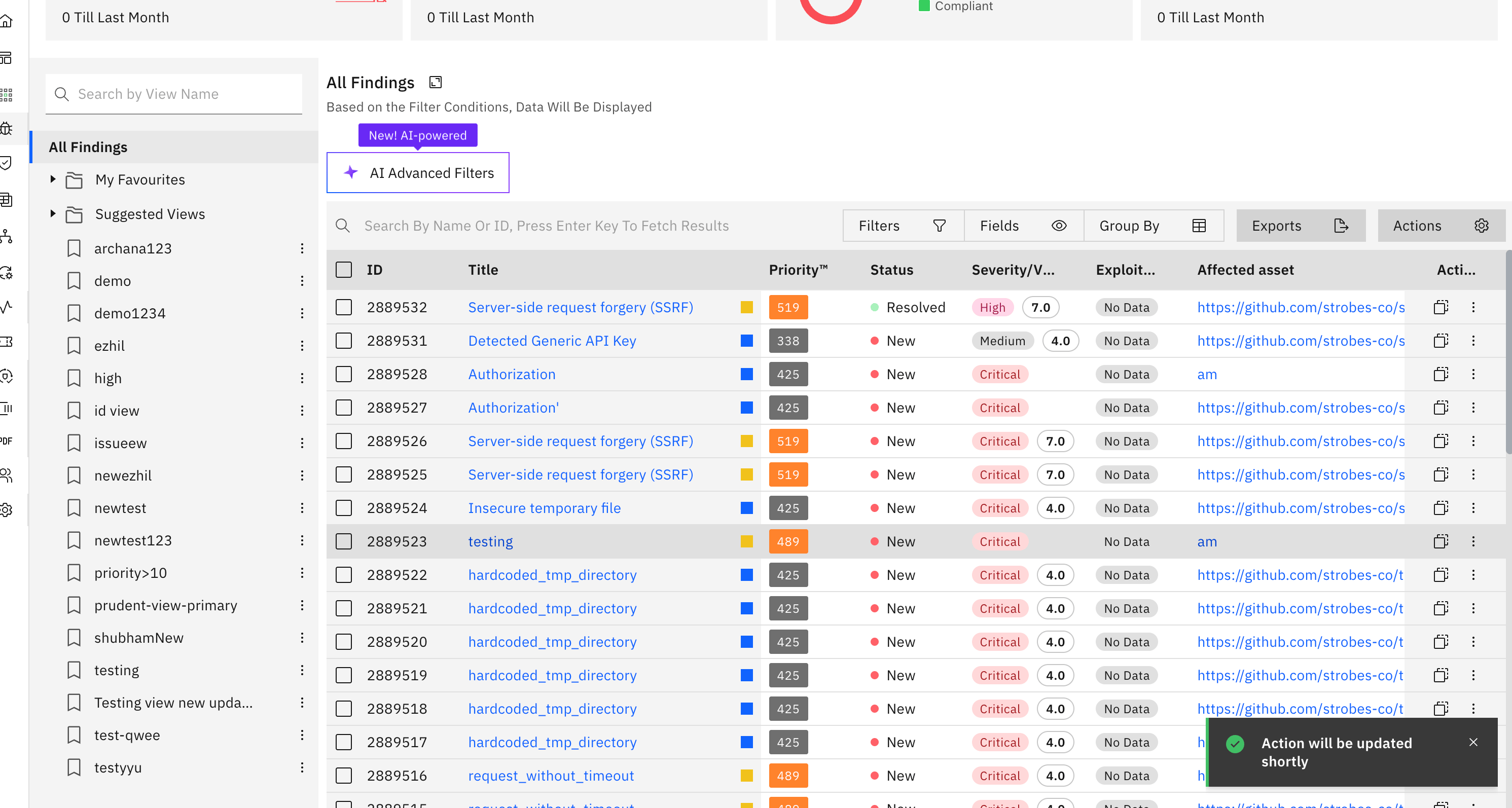Vulnerability State Approvals: State Approval Flow: (screenshot 5)