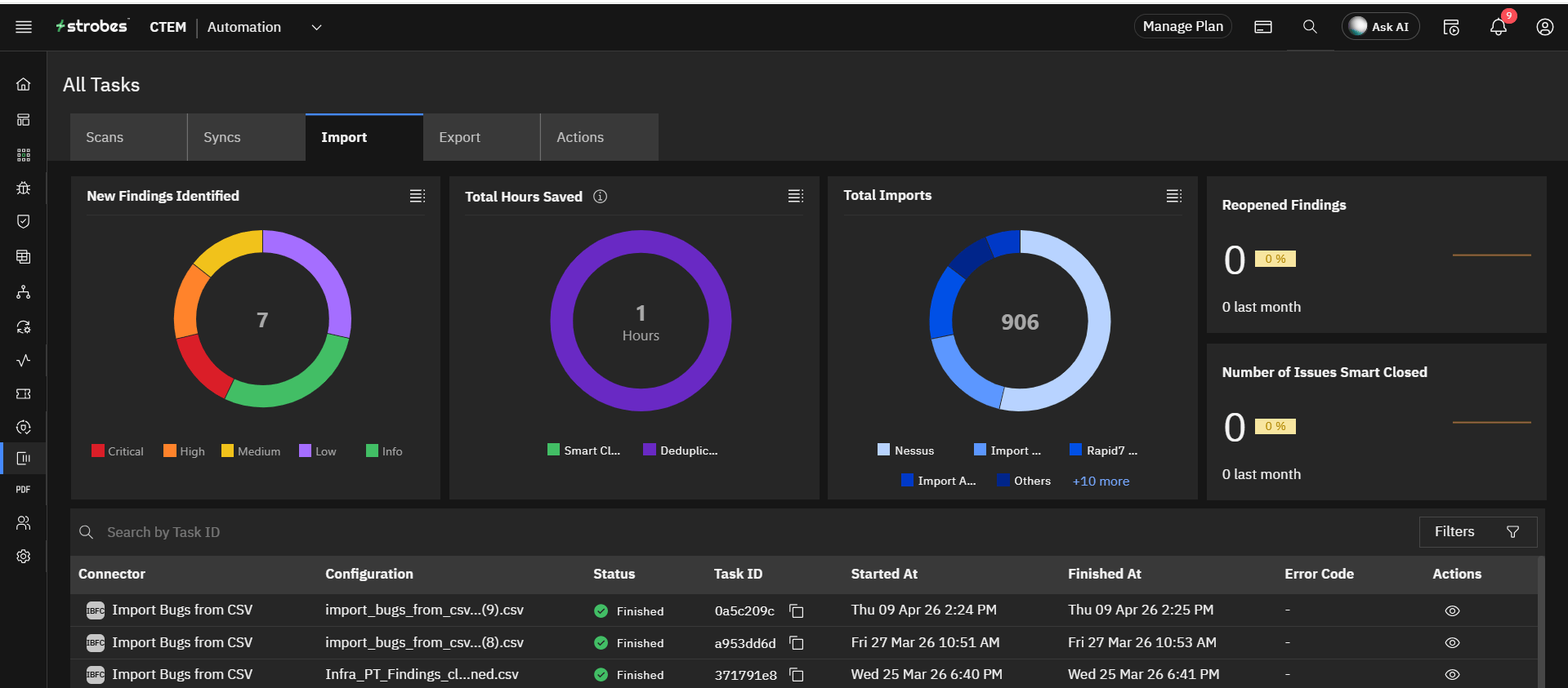 What is a task?: Import Tasks (screenshot 4)