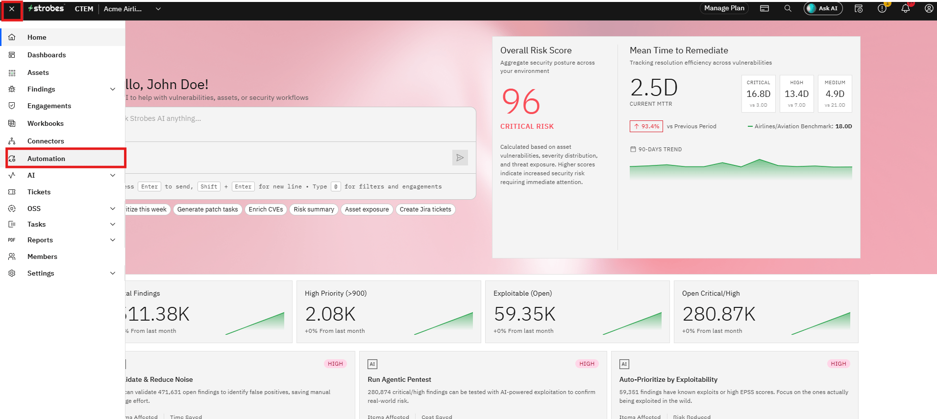 Launching an AI agent task: Overview (screenshot 1)