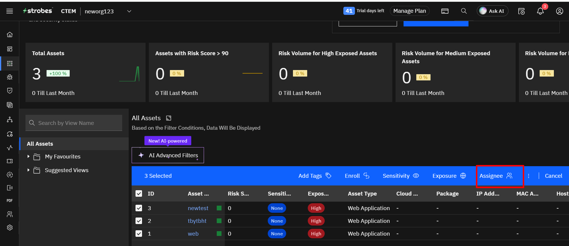 Asset bulk actions: Assignee Bulk Action (screenshot 7)