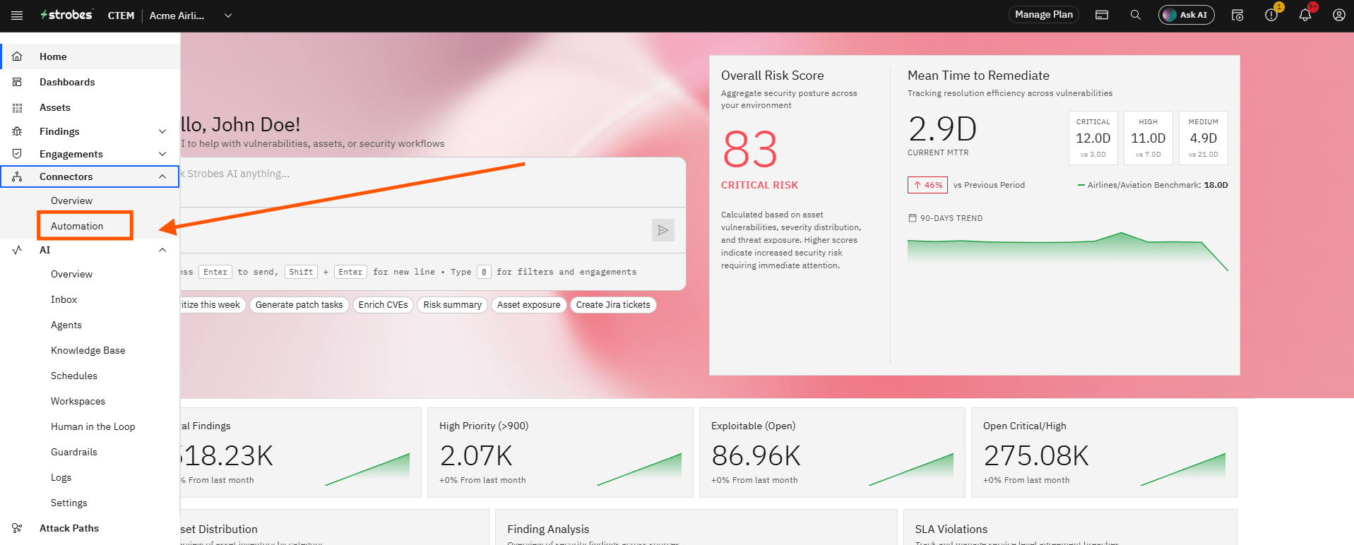 Creating a New Automation: Overview (screenshot 1)