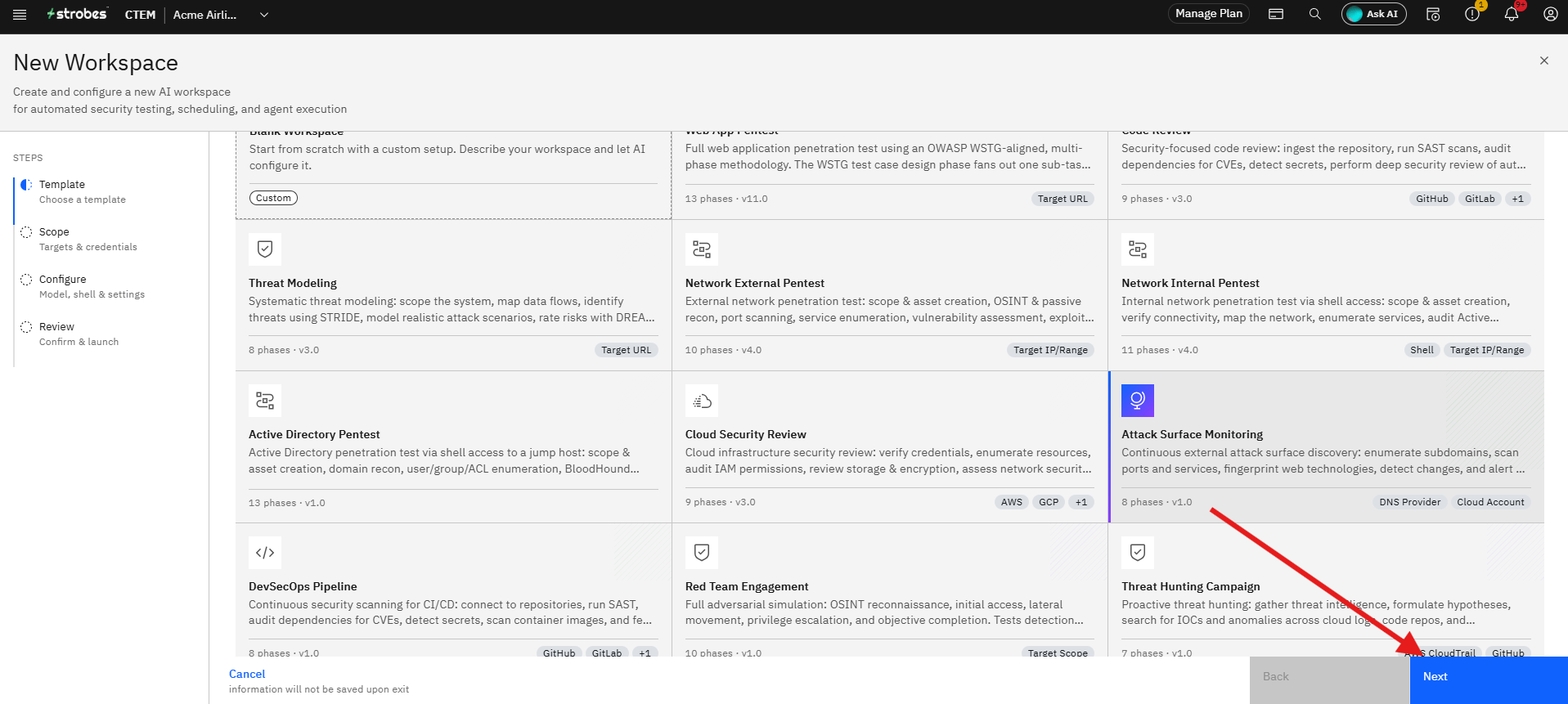 Attack Surface Monitoring Template: Deliverables (screenshot 6)