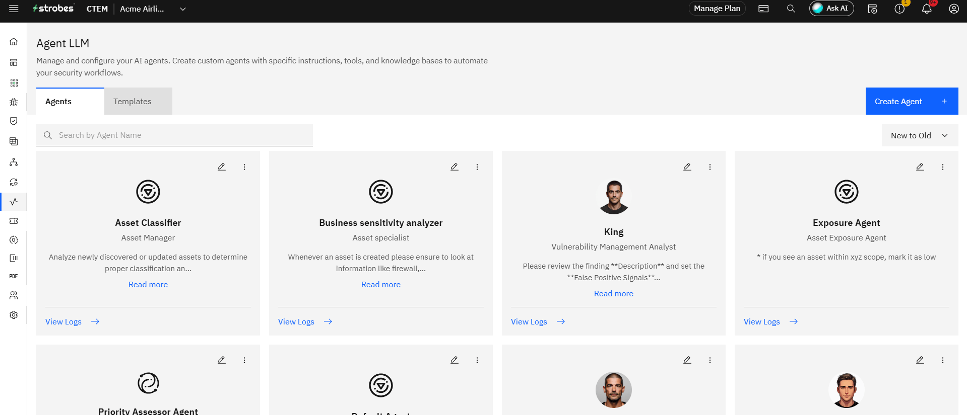 AI agents overview (screenshot 1)