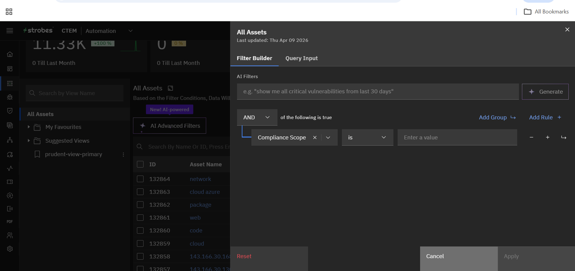 Asset Views: Creating Asset Views (screenshot 2)