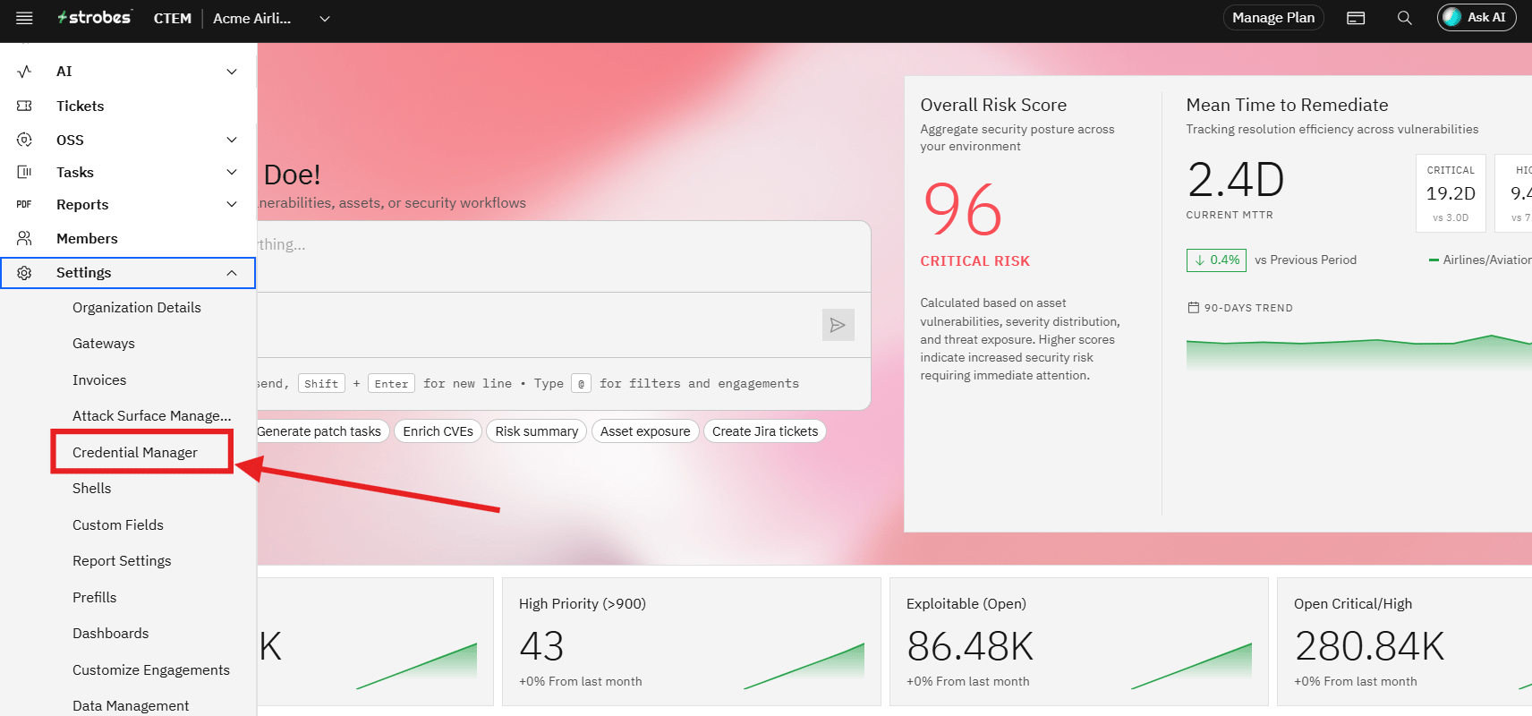Setting up a Jumphost (SSH shell): Step 2 — Store credentials in Credential Manager (screenshot 2)