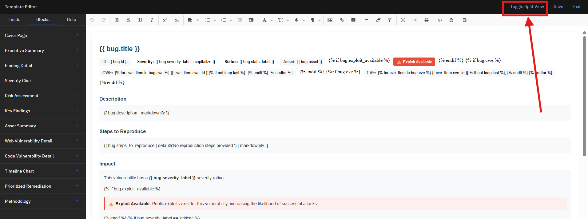 Creating a Report Template: Step 8: Preview Your Template (screenshot 15)