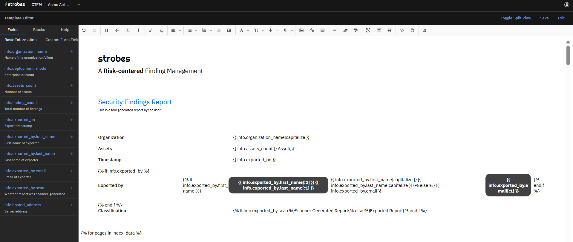 Using the Template Library: Step 8 — Edit a Template (screenshot 8)