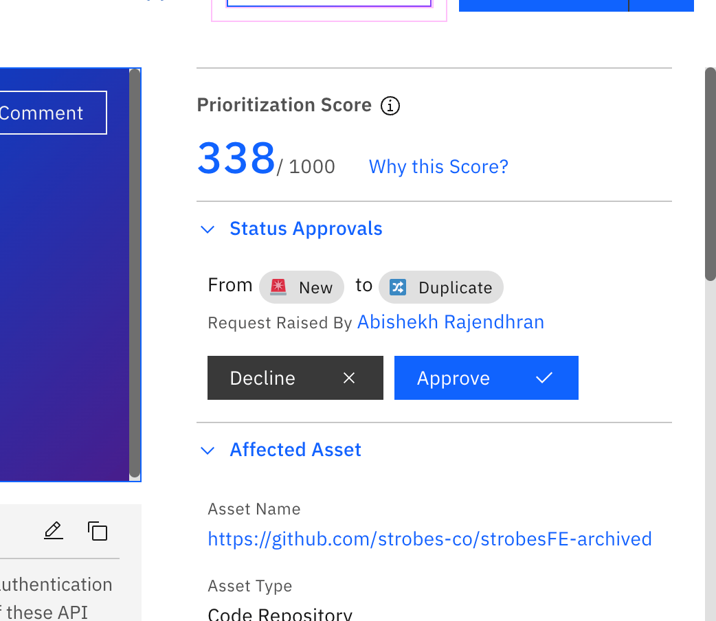 Vulnerability State Approvals: State Approval Flow: (screenshot 7)