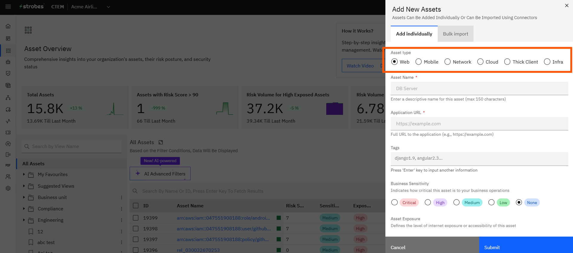 DAST workflow: Optional Fields: (screenshot 6)