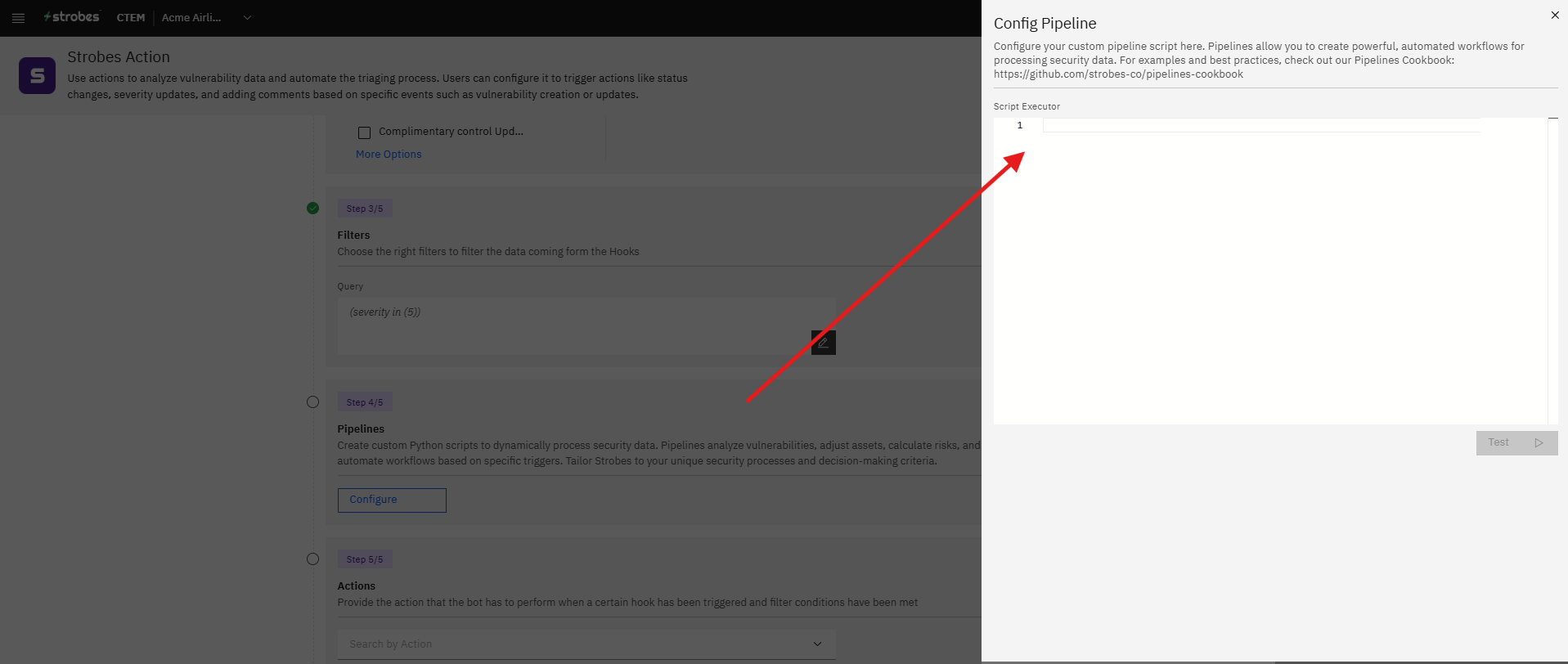 Launching an AI agent task: Step 4: Pipelines (Step 4 of 5) (screenshot 8)