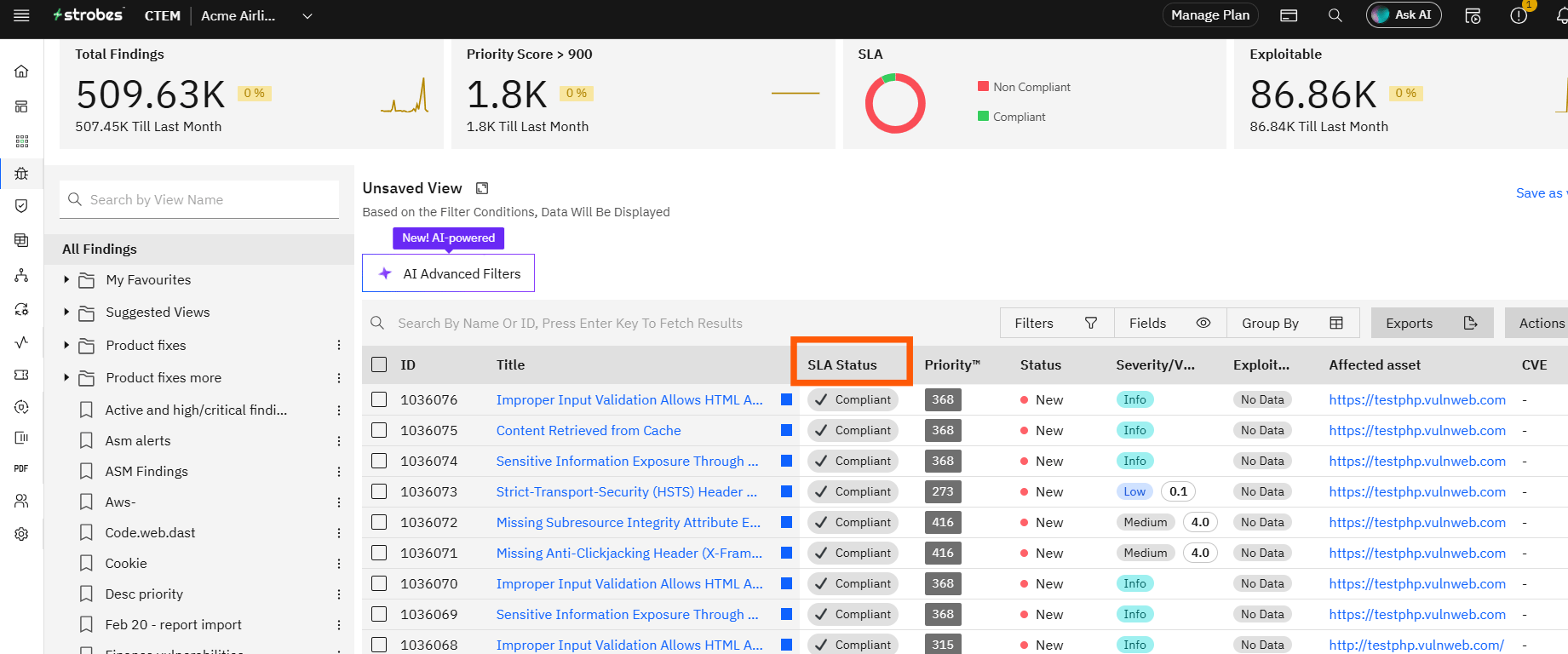 Configuring SLA (screenshot 4)