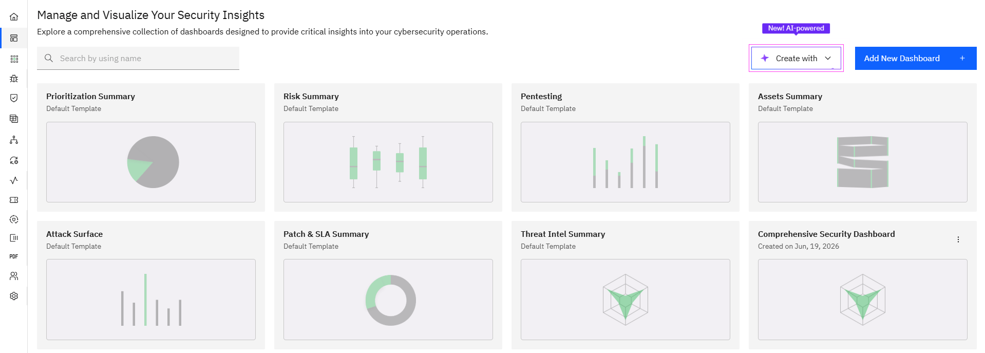Customizing Default Dashboards: The Dashboards Page (screenshot 2)