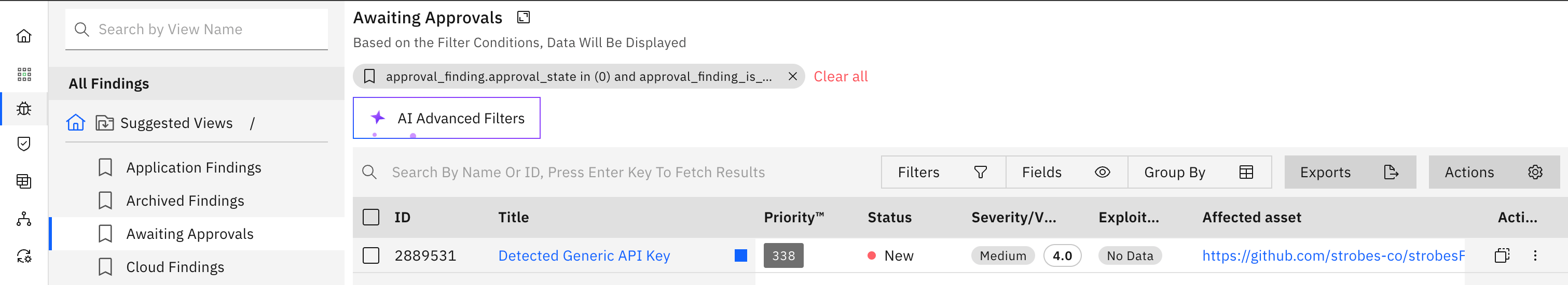Vulnerability State Approvals: State Approval Flow: (screenshot 6)