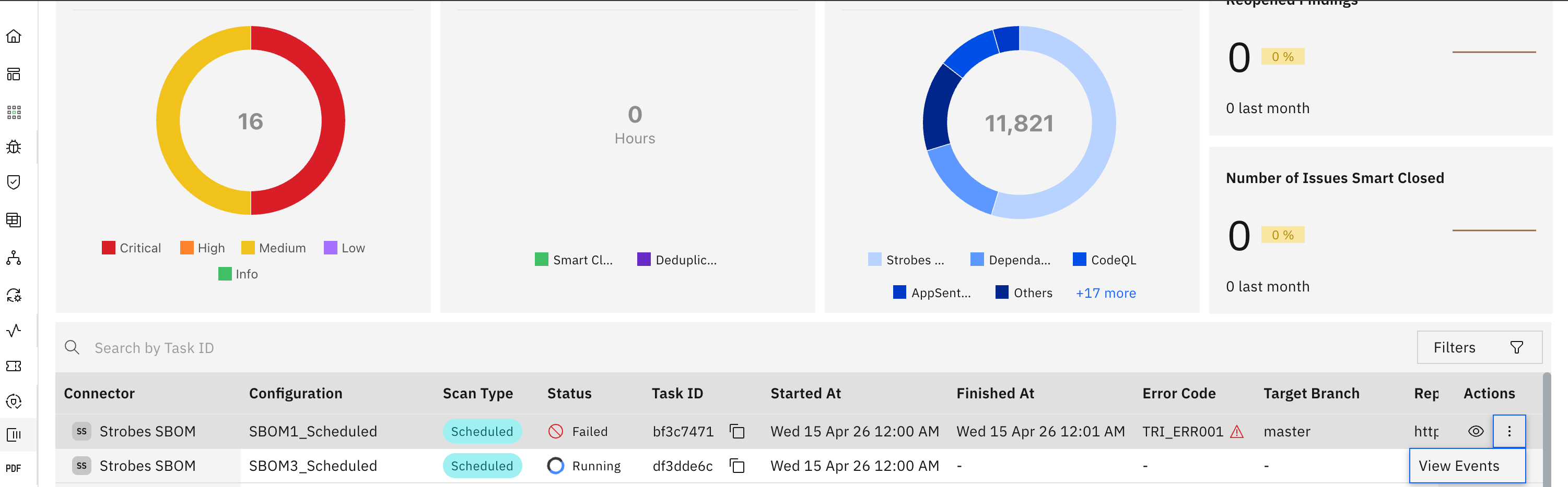 Managing tasks (screenshot 2)