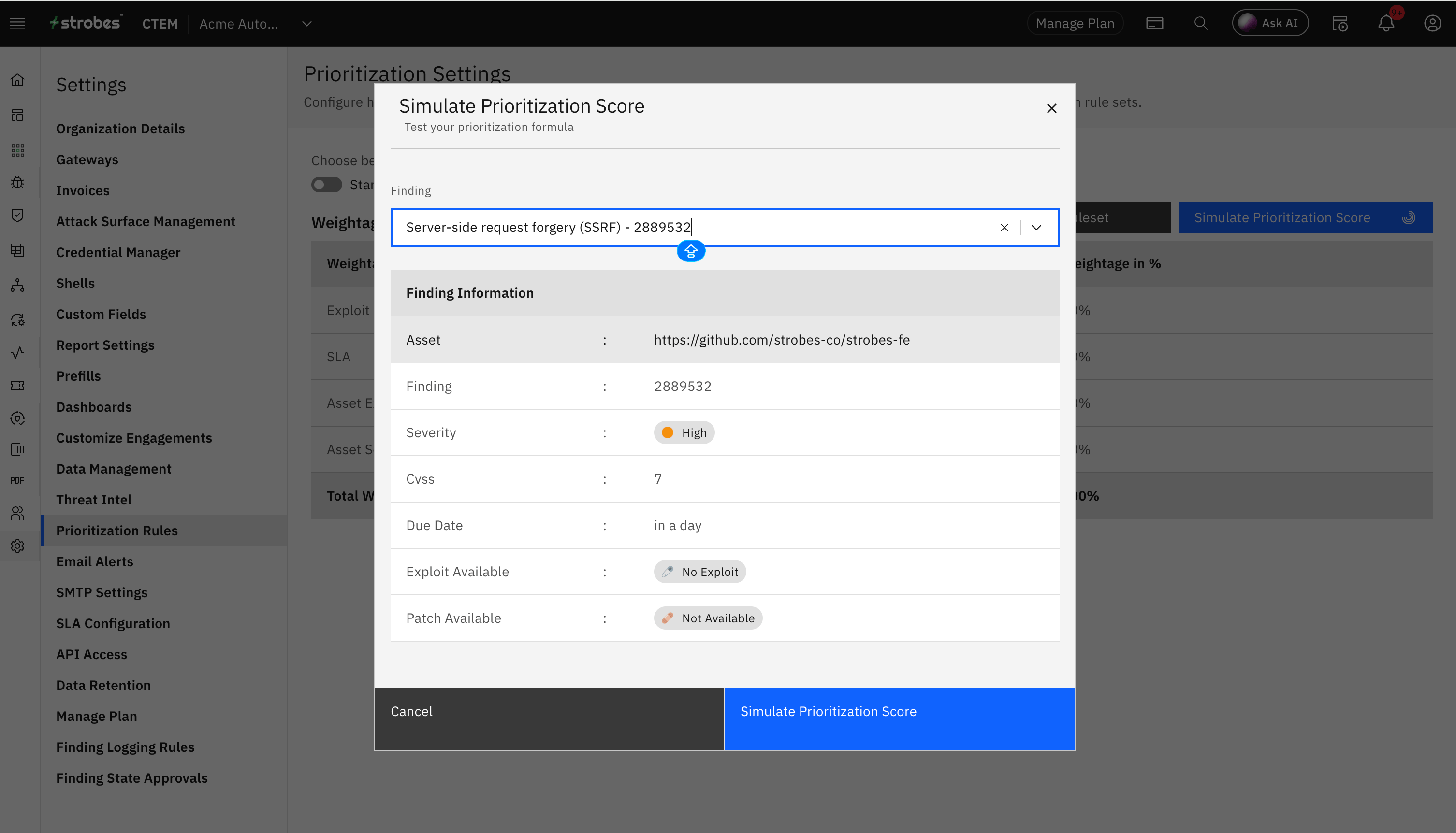 Prioritization Rules (screenshot 5)