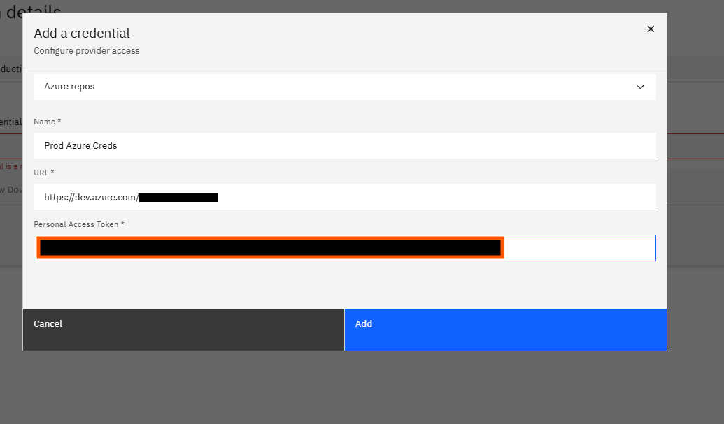 Configuring Azure Boards Integration with Strobes: Step 8 — Enter the Personal Access Token (screenshot 10)