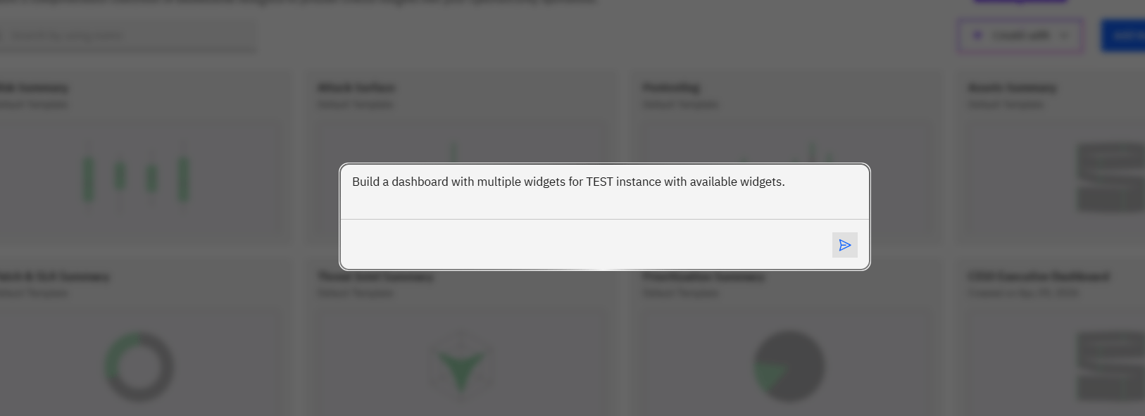 Creating a Dashboard with AI: Step 3: Describe Your Dashboard (screenshot 4)