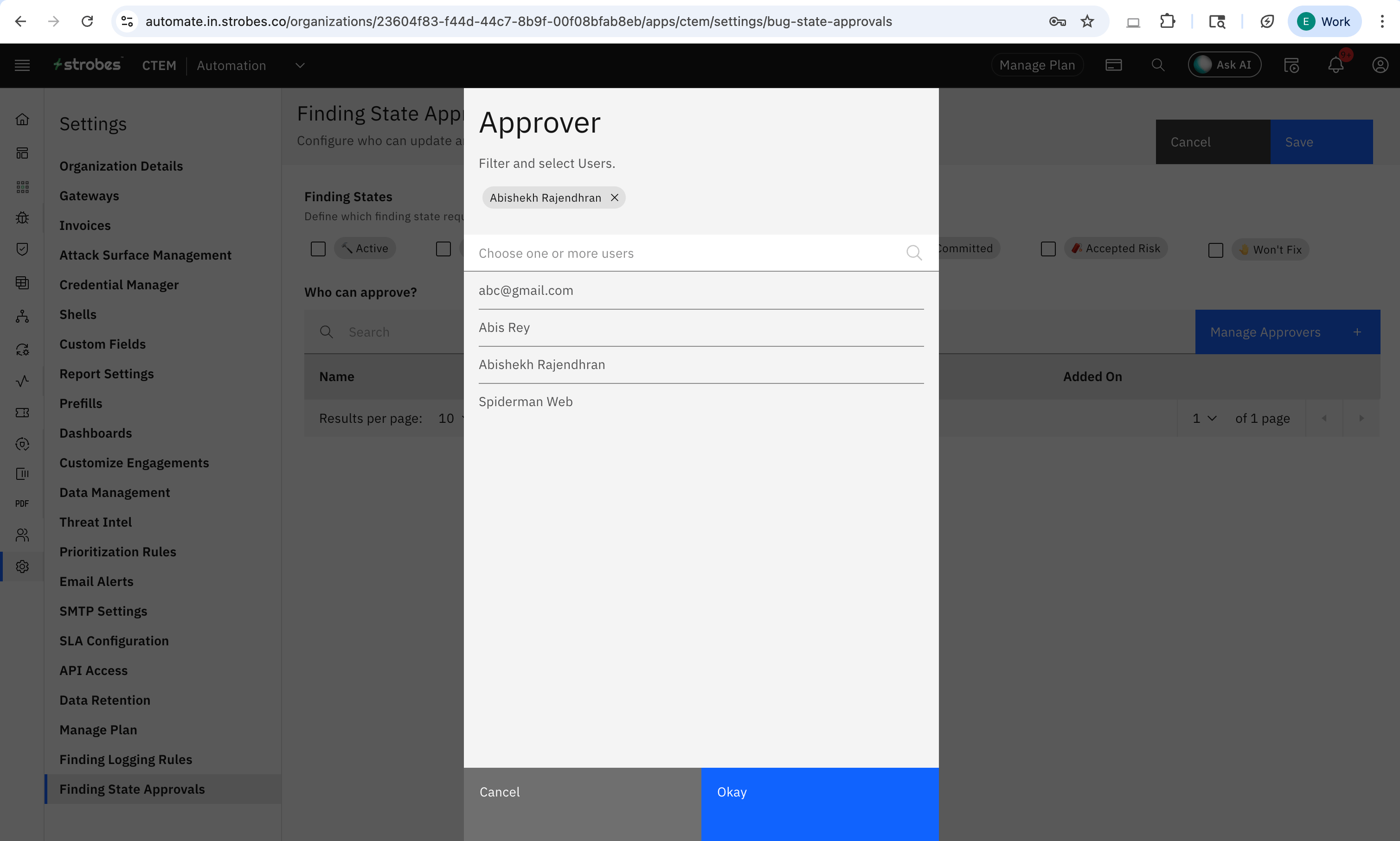 Vulnerability State Approvals (screenshot 3)