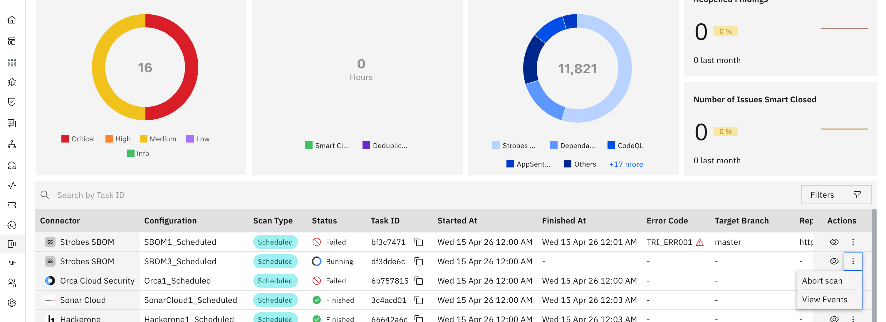 Managing tasks (screenshot 1)