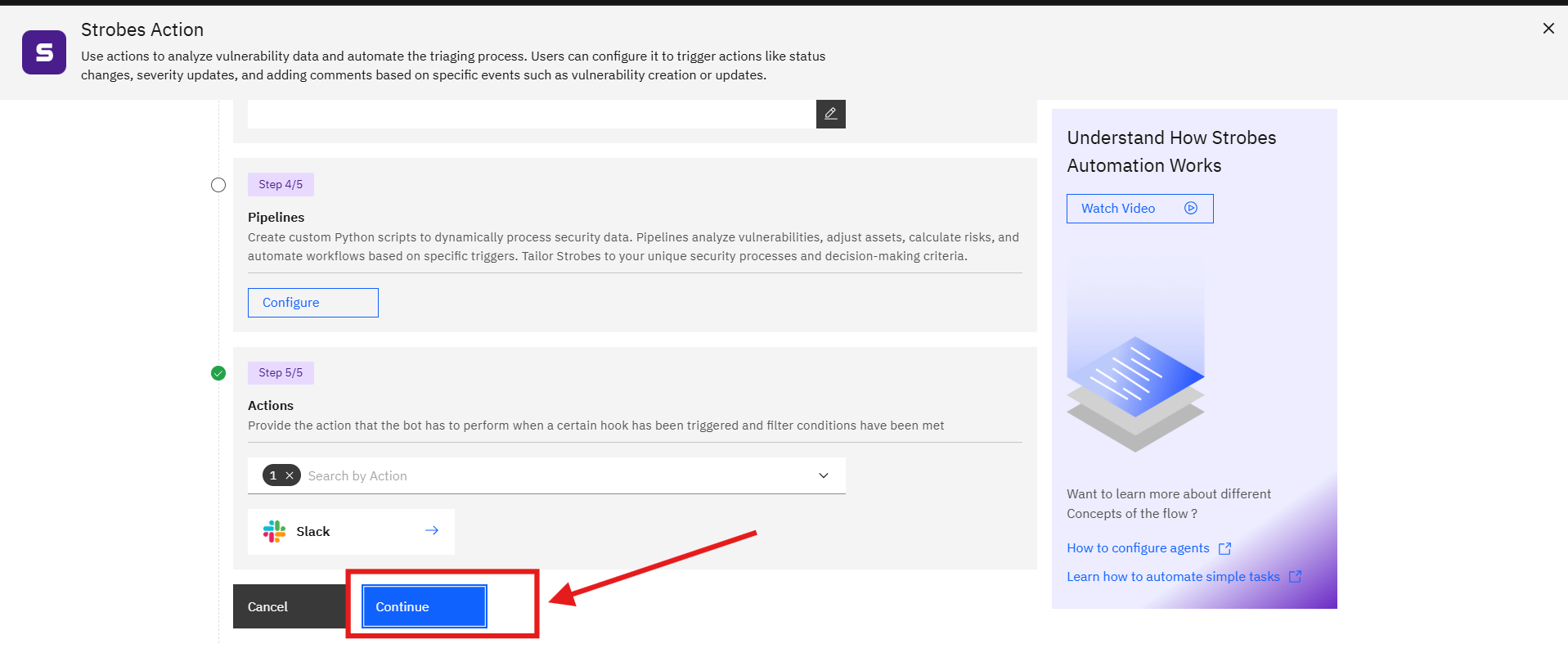 Creating a New Automation: Validation (screenshot 16)