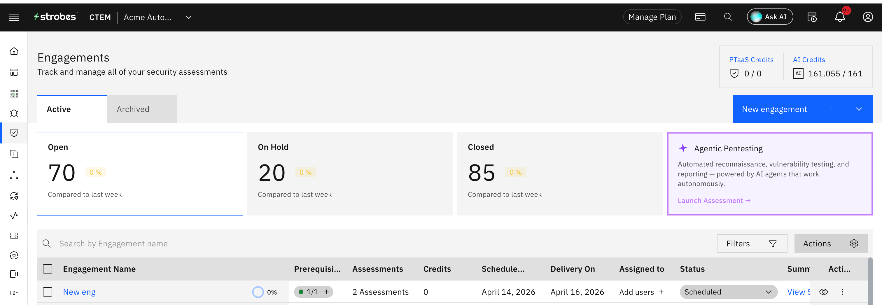 Archiving and Unarchiving Engagements: Unarchiving Engagements (screenshot 4)