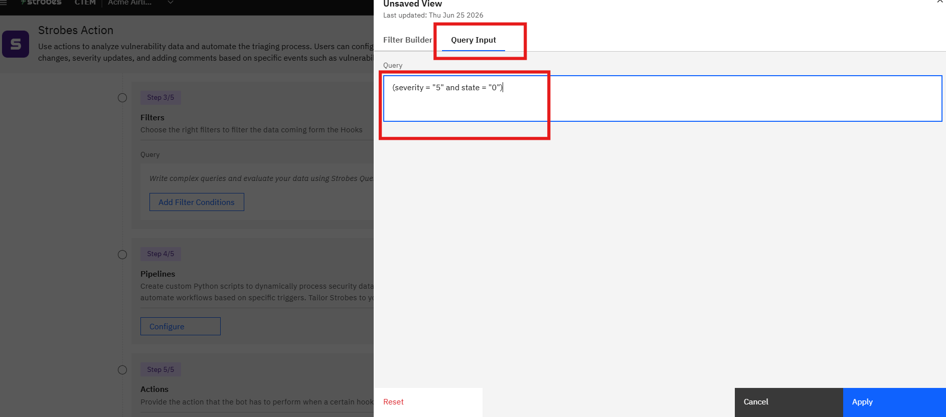 Creating a New Automation: Step 5: Filters (Step 3/5) (screenshot 10)