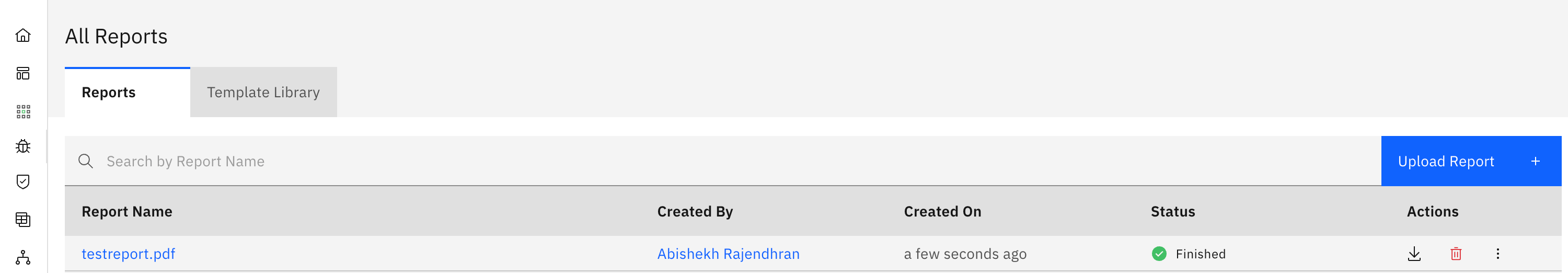 Generating PDF Reports: Exporting PDF Reports Directly from the Asset Page (screenshot 3)