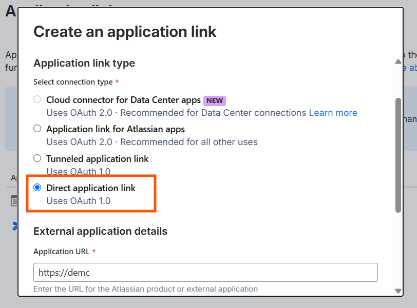 Configuring the Jira integration (OAuth 1.0): Step 6 — Enter the Strobes URL and Create the Link (screenshot 7)