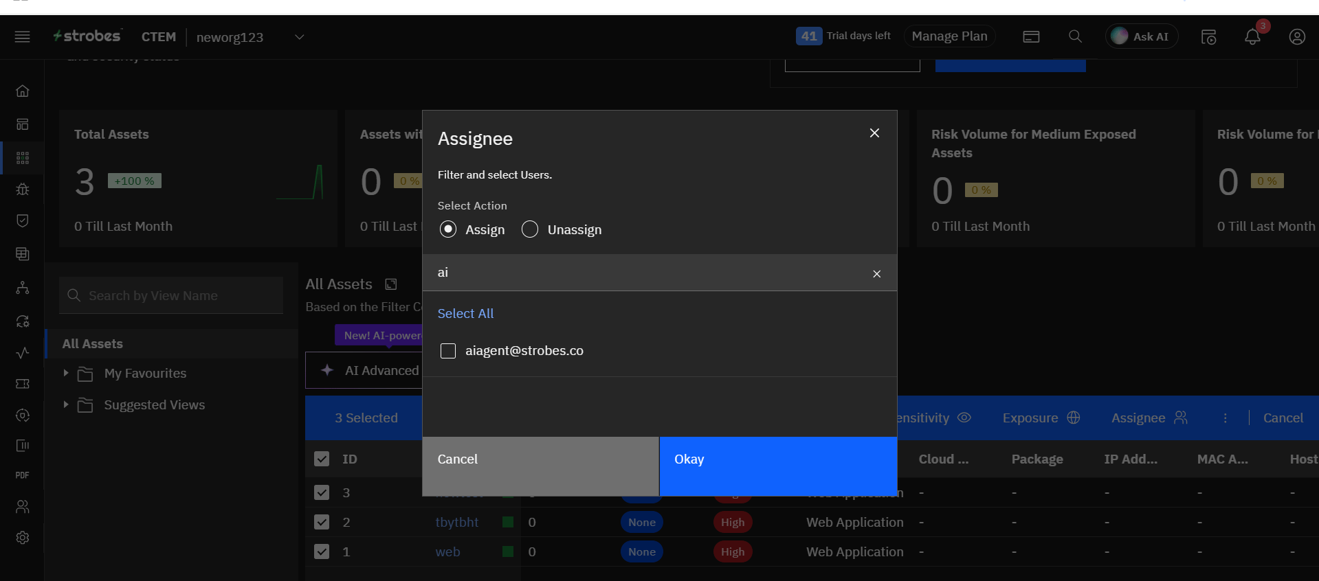 Asset bulk actions: Assignee Bulk Action (screenshot 8)