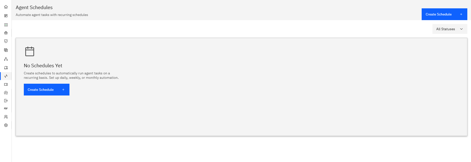 Schedules: Create Schedule (screenshot 2)