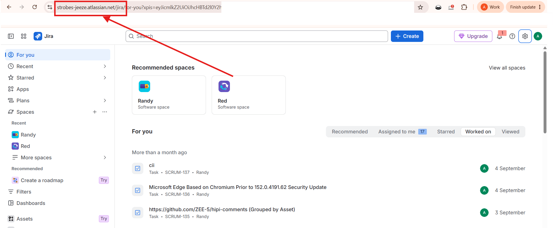 Configuring the Jira Integration in Strobes OAuth 2.0: Step 8 — Sign In to Your Atlassian Account in the Popup (screenshot 8)