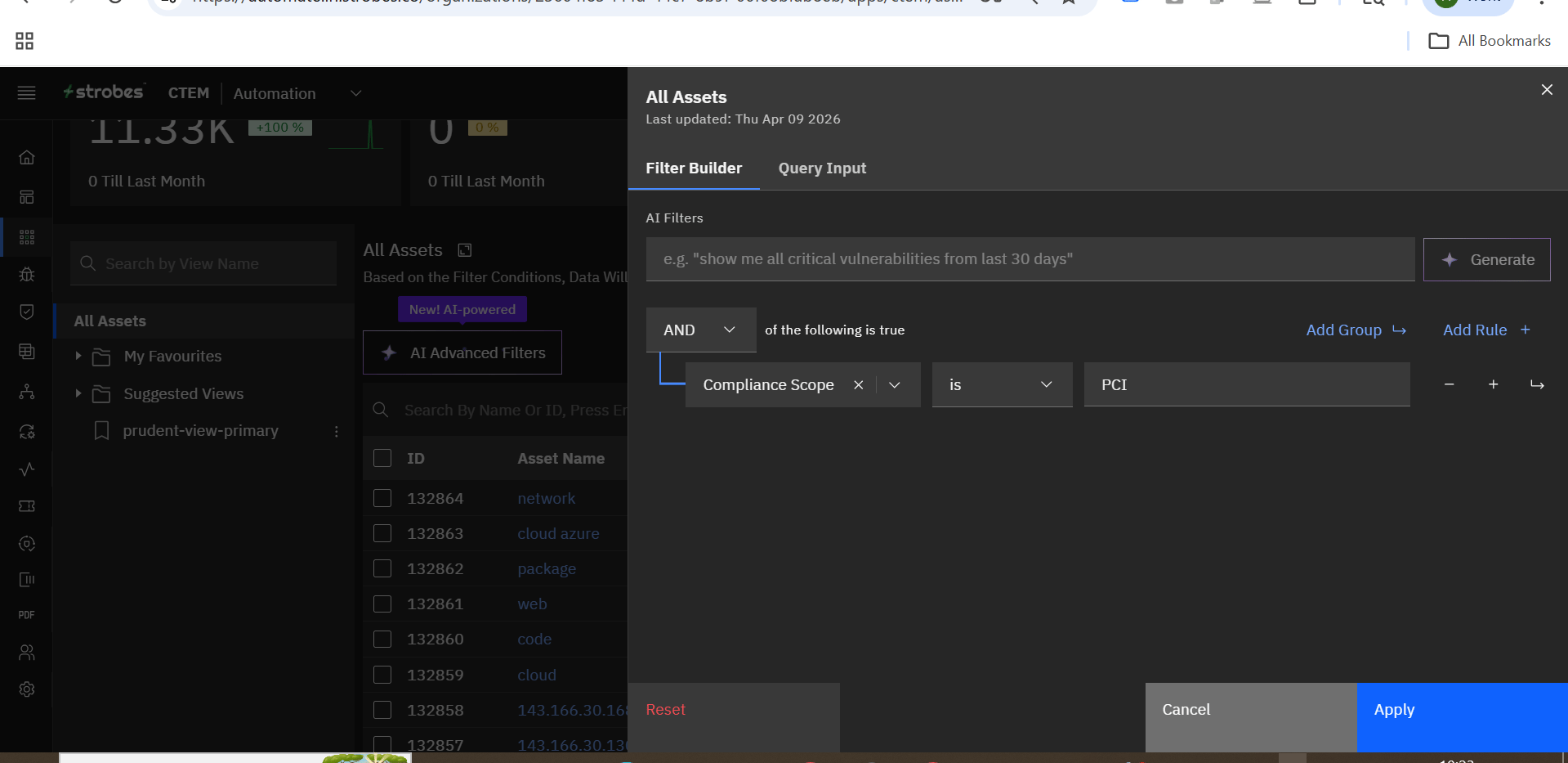 Asset Views: Creating Asset Views (screenshot 3)