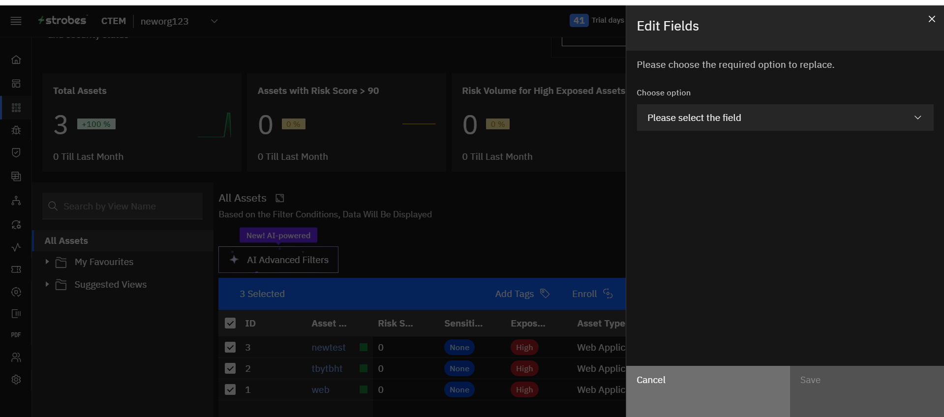 Asset bulk actions: Edit Fields Bulk Action (screenshot 12)
