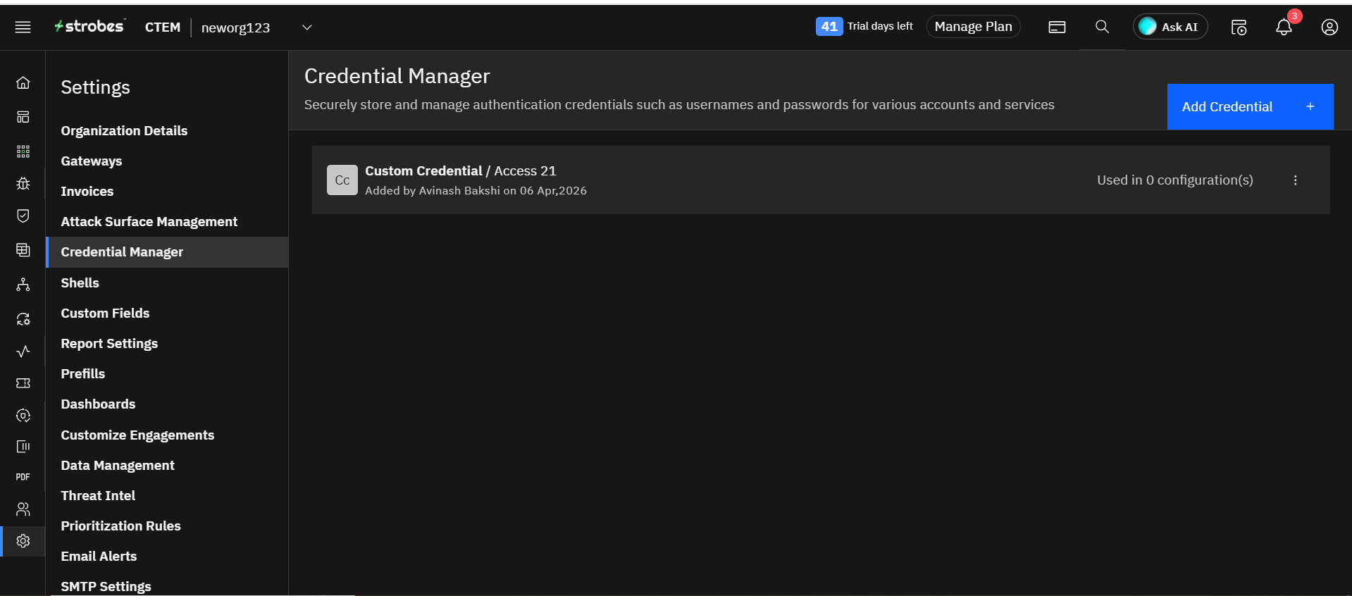 Import assets from AWS environment: Usage flow instructions (screenshot 1)