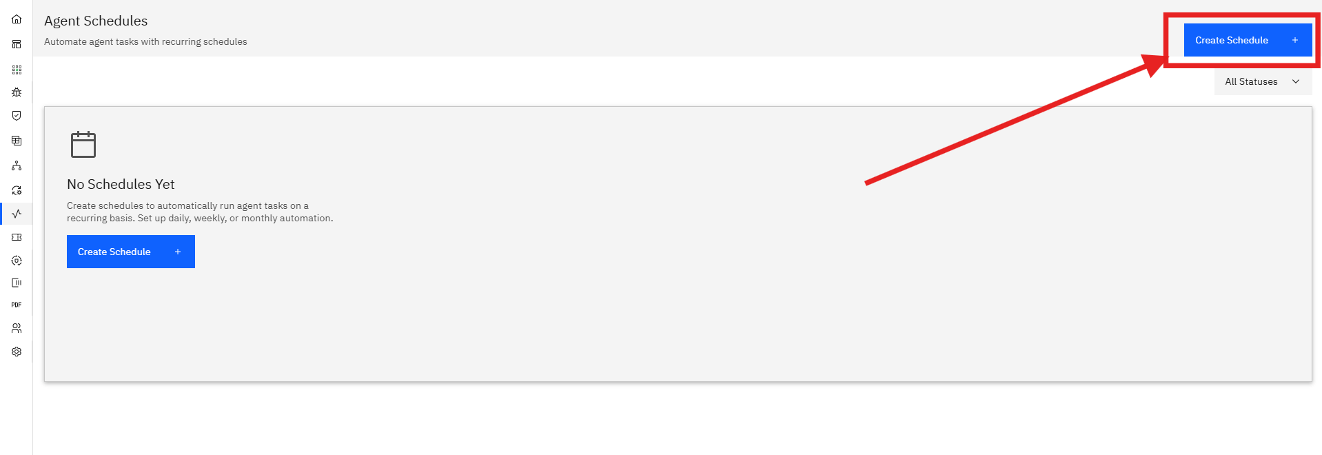 Schedules: Create Schedule (screenshot 3)