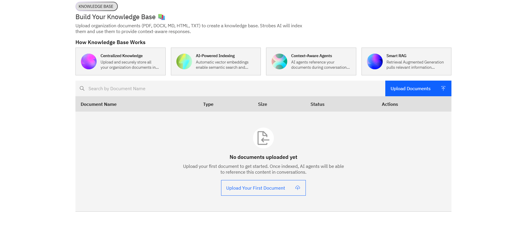 Knowledge Base (screenshot 1)