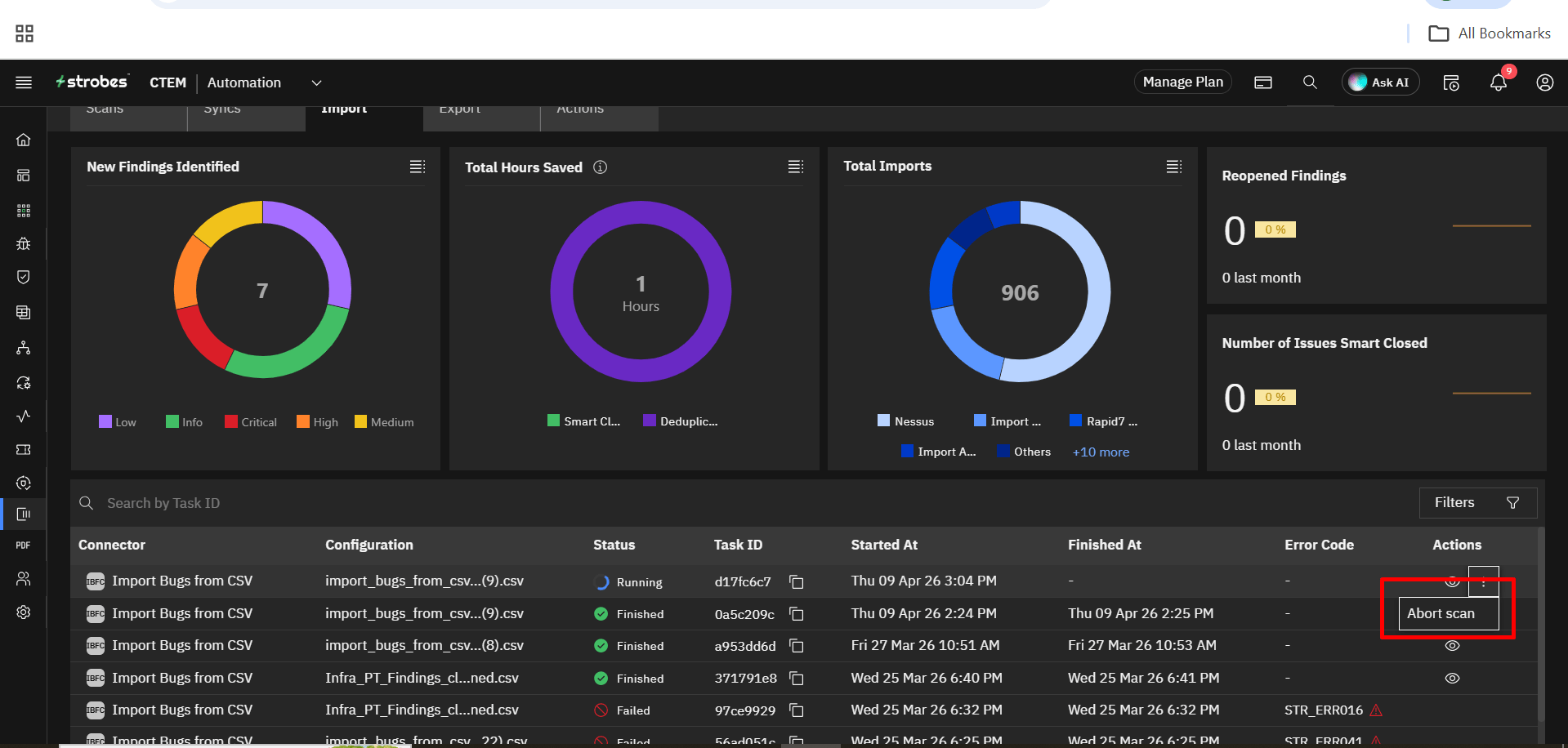 What is a task?: Import Tasks (screenshot 5)