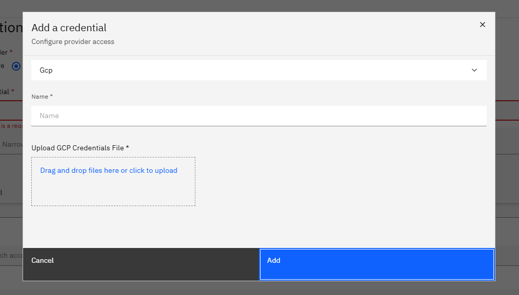 Configuring Strobes CSPM: Step 9 — Create a New Credential (if needed) (screenshot 11)