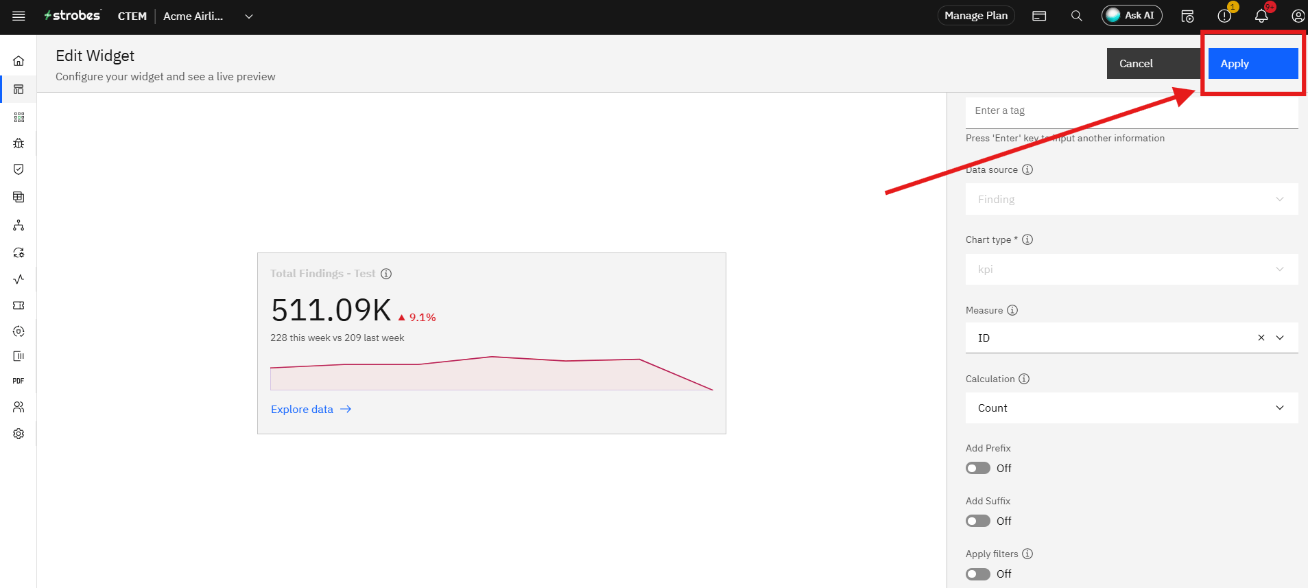 Creating a Widget: Step 8: Preview and Save (screenshot 12)