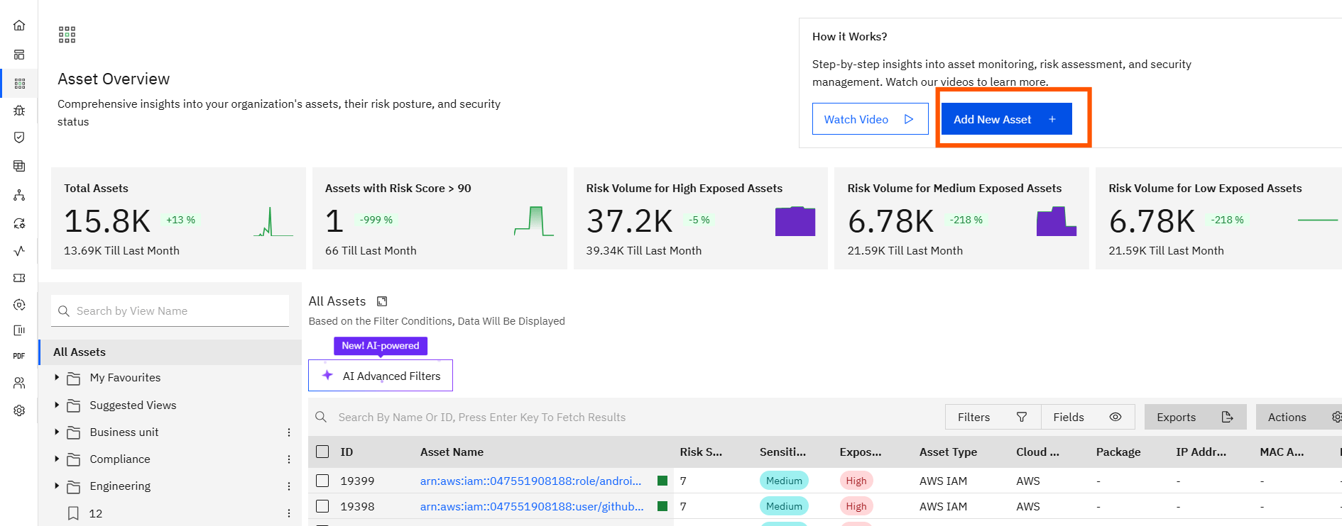 DAST workflow: Adding an Asset (screenshot 5)