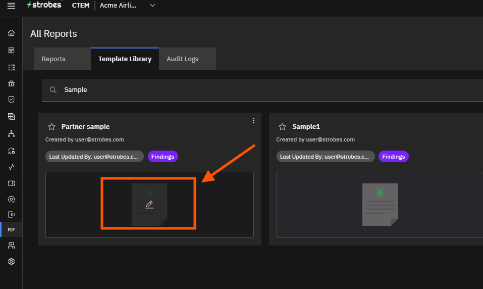 Using the Template Library: Step 6 — Quick-Edit a Template from the Card (screenshot 6)