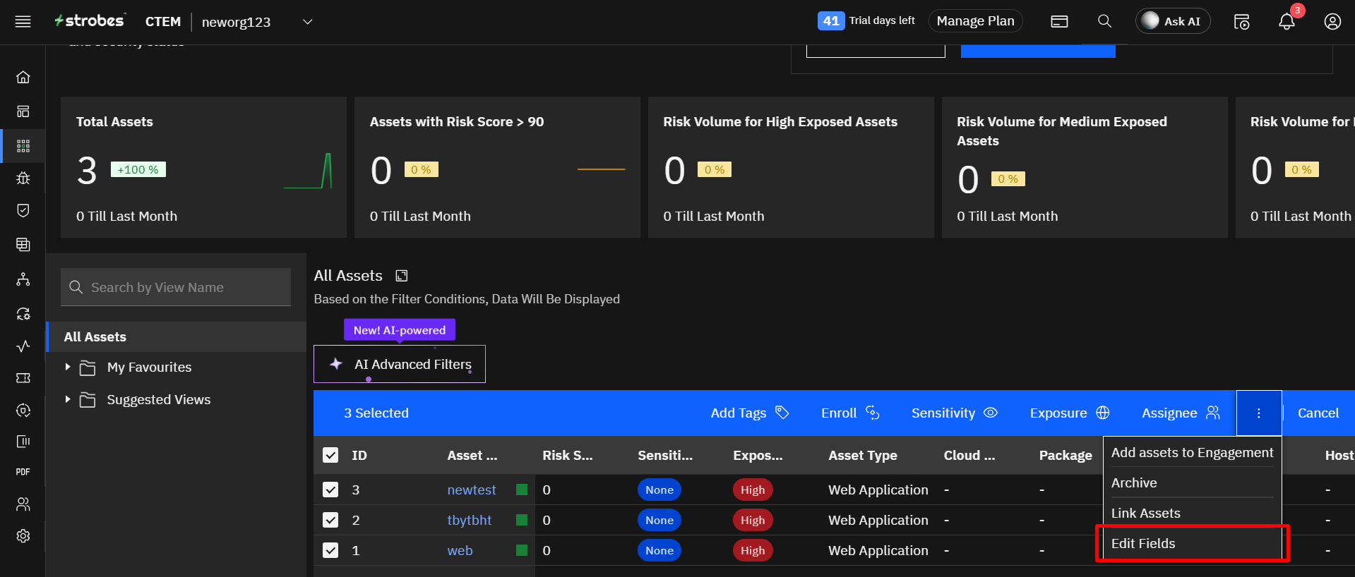 Asset bulk actions: Edit Fields Bulk Action (screenshot 11)