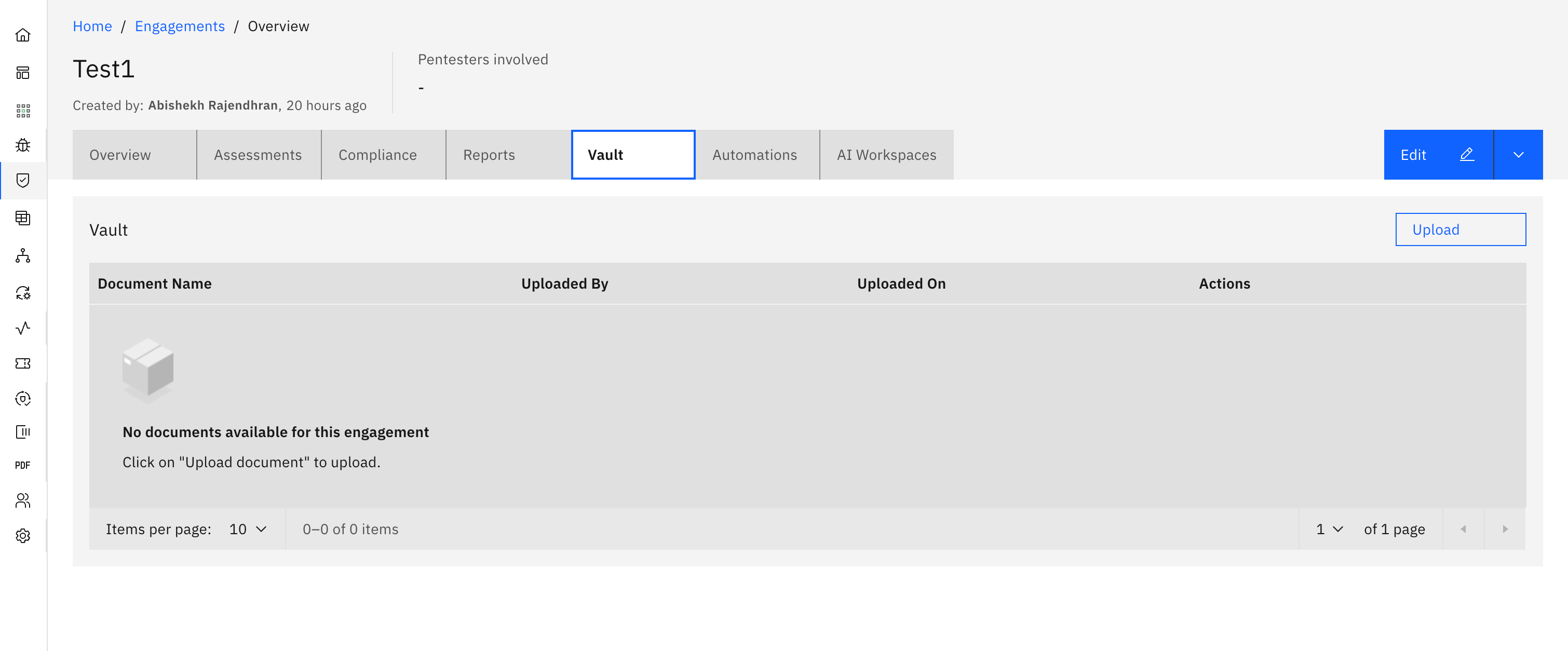Document Vault (screenshot 1)